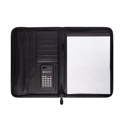 Capa de portfolio personbalizada, com calculadora