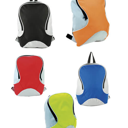 Mochila desportiva em poliéster, dobrável