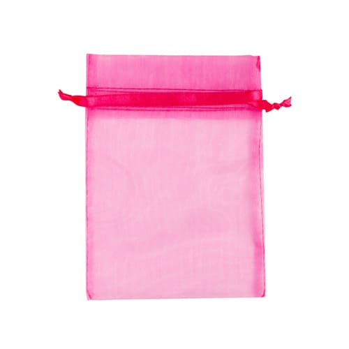 Saco prenda em organza, médio