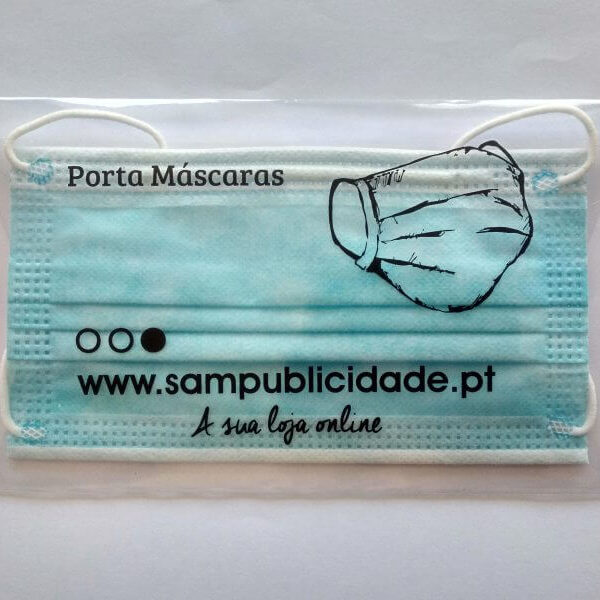 Bolsa porta-máscara personalizada