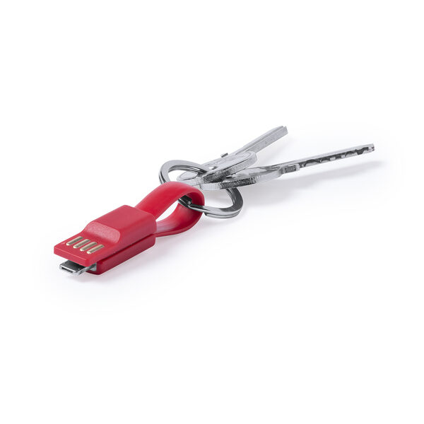 Porta-chaves carregador USB personalizado