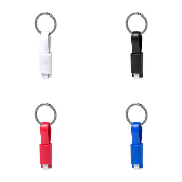 Porta-chaves carregador USB personalizado