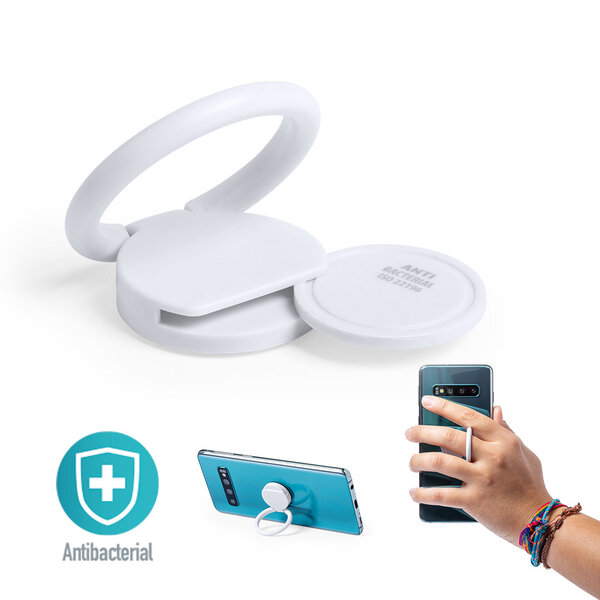 Suporte antibacteriano de telemóvel personalizado | SAM Brindes