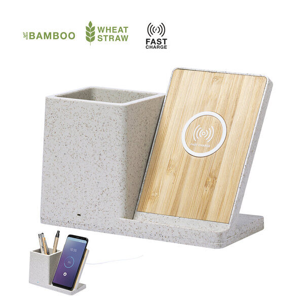 Porta canetas com carregador personalizado