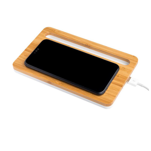 Base de carregamento personalizado em bamboo | SAM Brindes