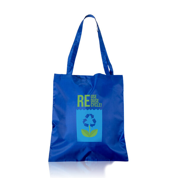 Saco personalizado reciclado, dobrável