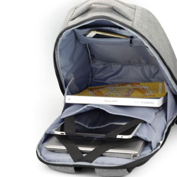 Mochila anti-roubo personalizada em poliéster para portátil de 15,6″