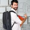 Pasta-mochila personalizada em poliéster | SAM Brindes
