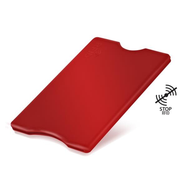 Porta-cartões personalizável em plástico, proteção contra RFID