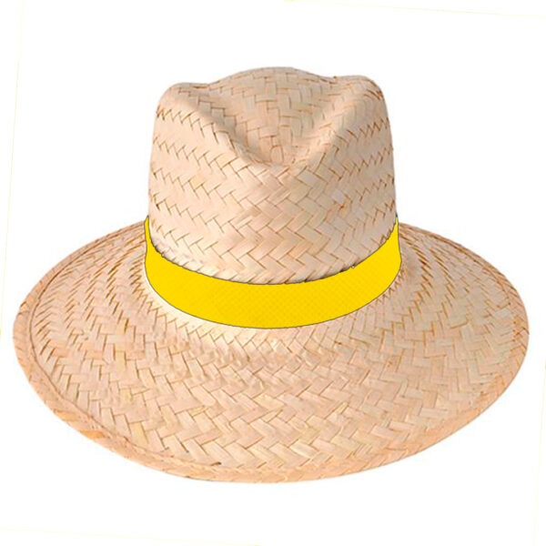 Chapéu para homem de palha clara