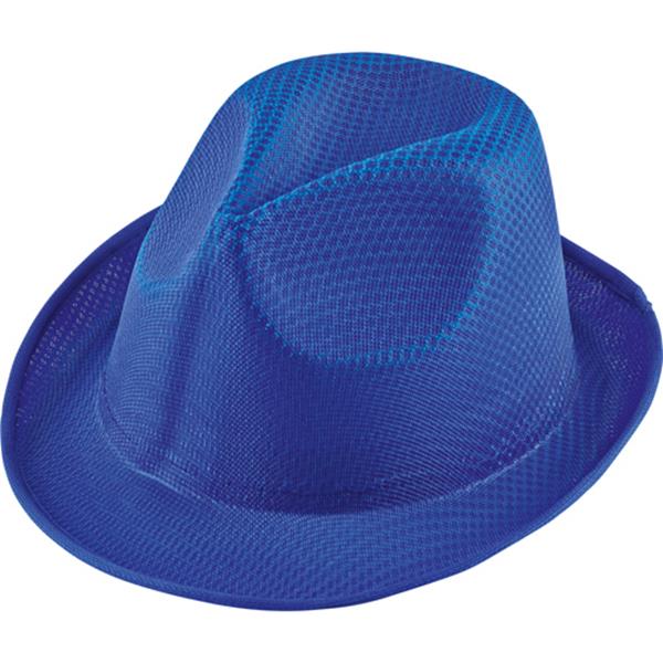 Chapéu para adulto em poliéster - Azul Royal | SAM Brindes