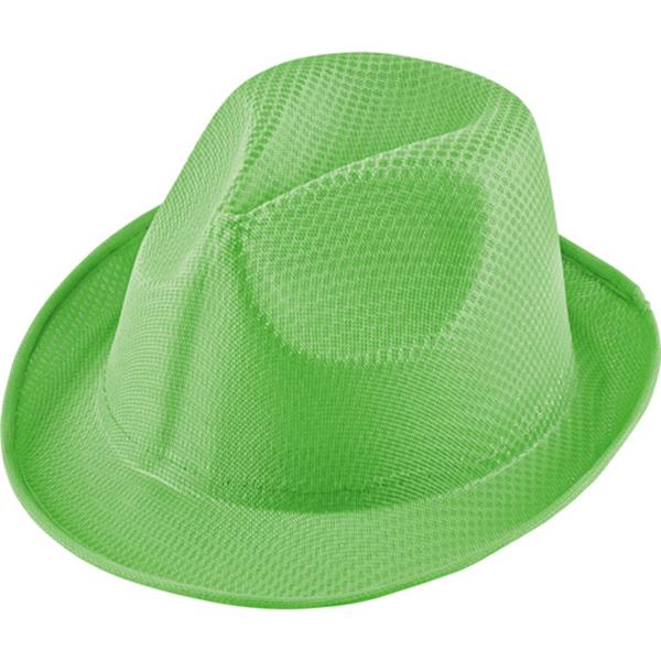 Chapéu para adulto em poliéster - Verde Fluorescente | SAM Brindes