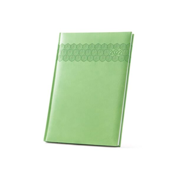 Agendas B5 em imitação de pele com padrão impresso.