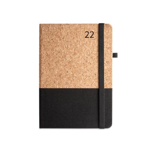Agendas personalizadas em cortiça e linho A5
