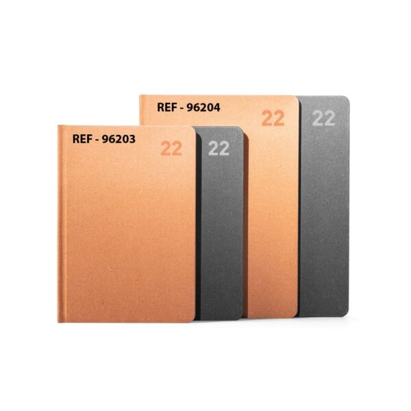 Agenda A5 em pele reciclada
